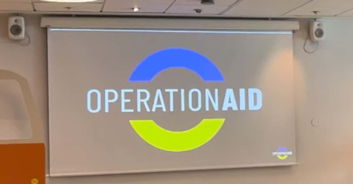 Operation Aid visited our Stockholm office