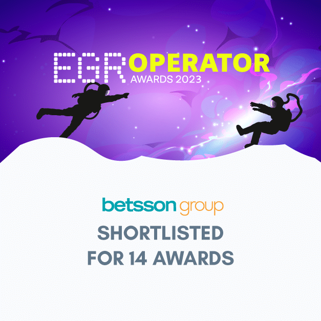 Betsson Group Shines Bright with 14 Award Nominations at the EGR Operator Awards 2023