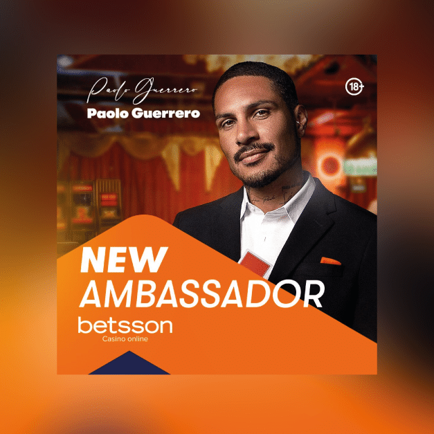 Betsson Announces Global Partnership with Peruvian Football Legend Paolo Guerrero