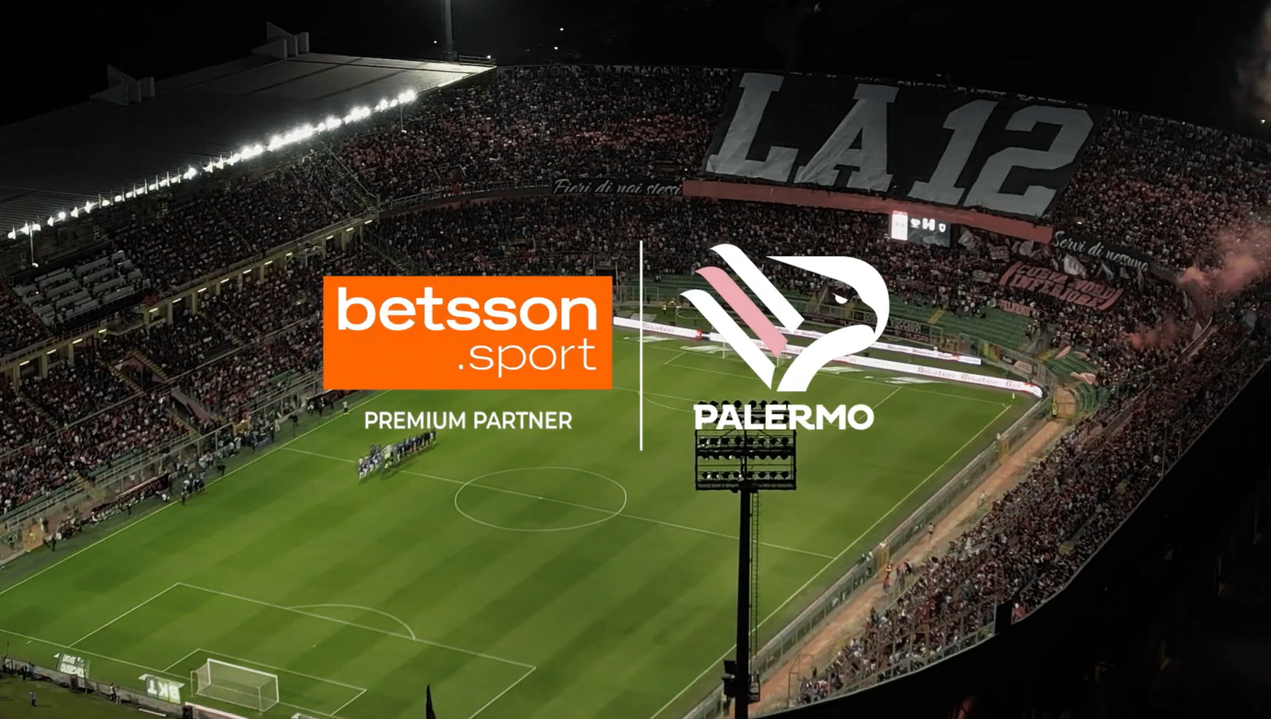 BETSSON SPORT NEW PREMIUM PARTNER OF PALERMO FC 